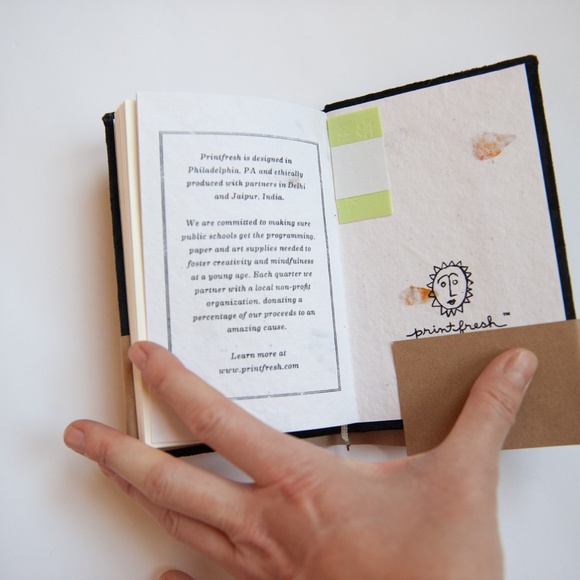 Nightly Mindfulness Workbook/Journal Velvet Hardcover - Picture 8 of 8